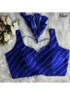 Tew  Vichitra Silk With Jari Embroidery & Sequence Work Partywear Blouse Wholesalers In Delhi